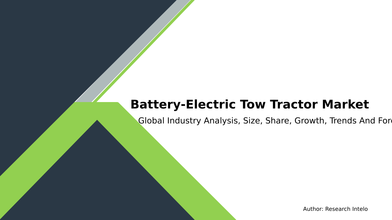 Battery-Electric Tow Tractor Market Research Report 2033
