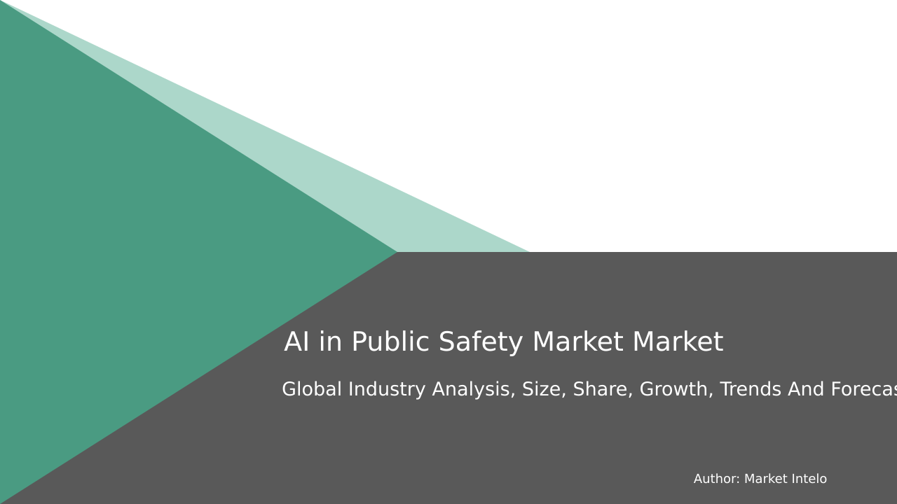 AI in Public Safety Market Research Report 2033