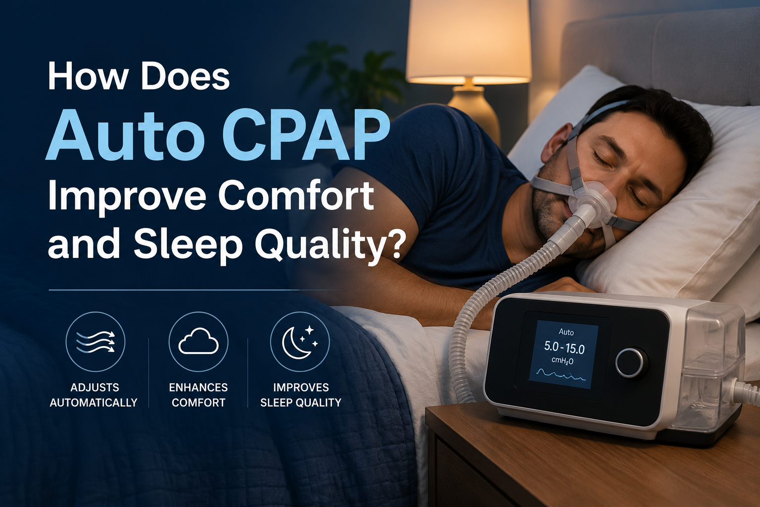 How Does Auto CPAP Improve Comfort and Sleep Quality? | Ikofficial