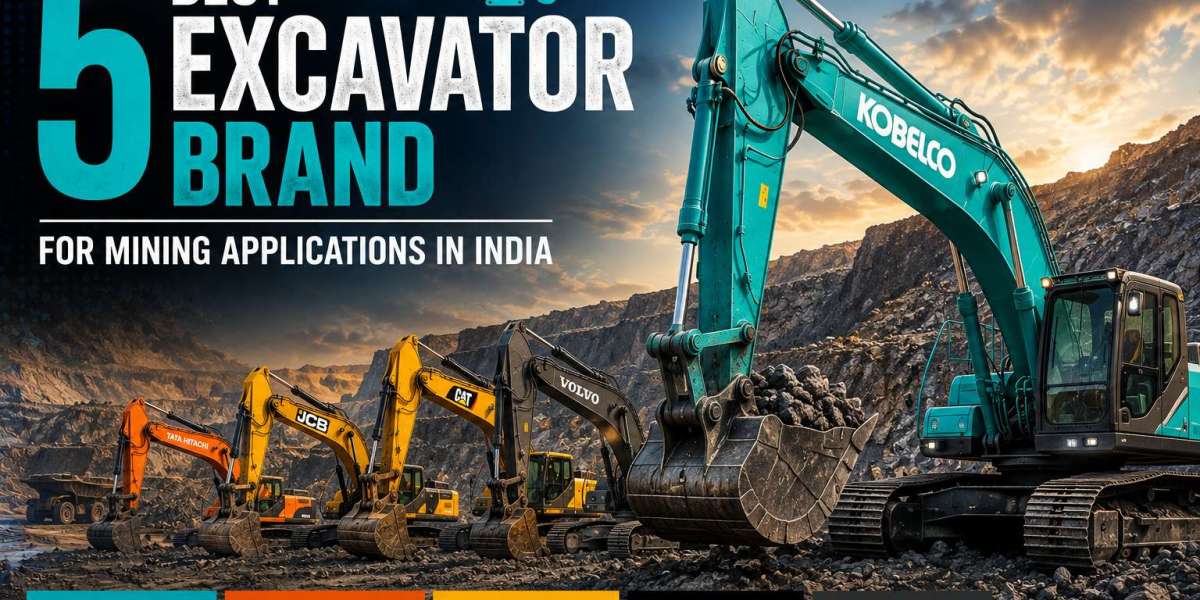 5 Best Excavator Brand for Mining Applications in India