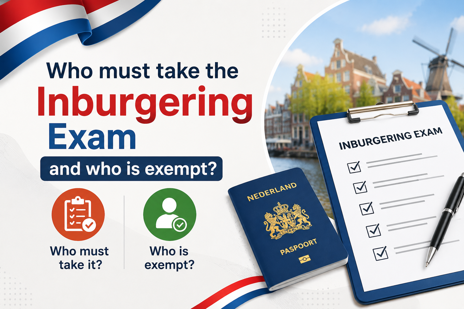 Who must take the Inburgering Exam and who is exempt? | SocialVias...