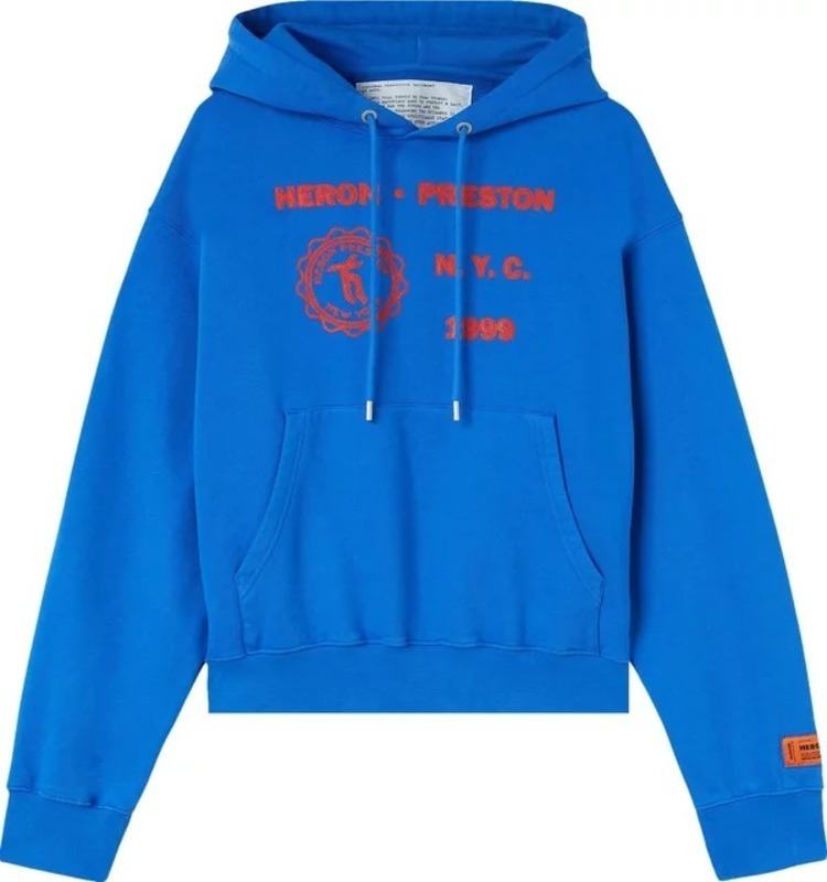 Heron Preston HP Promo Only Hoodie Blue | Heron Preston