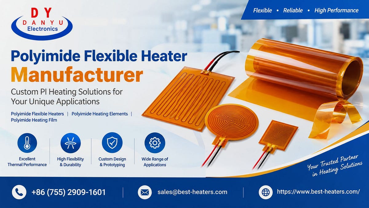 Polyimide Flexible Heater Manufacturer | Custom PI Heating Solutions