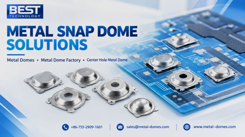 Metal Snap Dome Solutions from an Experienced Metal Dome Factory