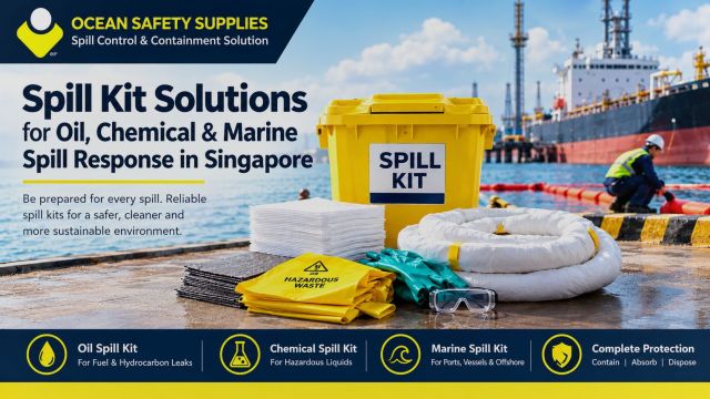 Spill Kit Solutions for Oil, Chemical & Marine Spill Response in Singapore – @safetysuppliesocean on Tumblr