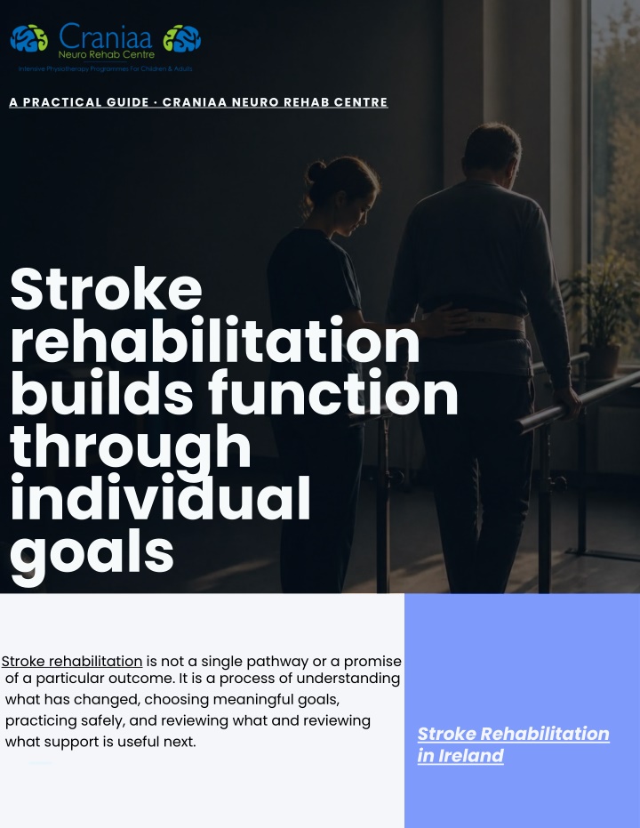 Neurophysiotherapy for Stroke | Craniaa Neuro Rehab