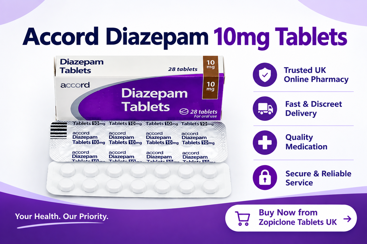 Accord Diazepam 10mg Tablets: Understanding Their Role in Anxiety Treatment